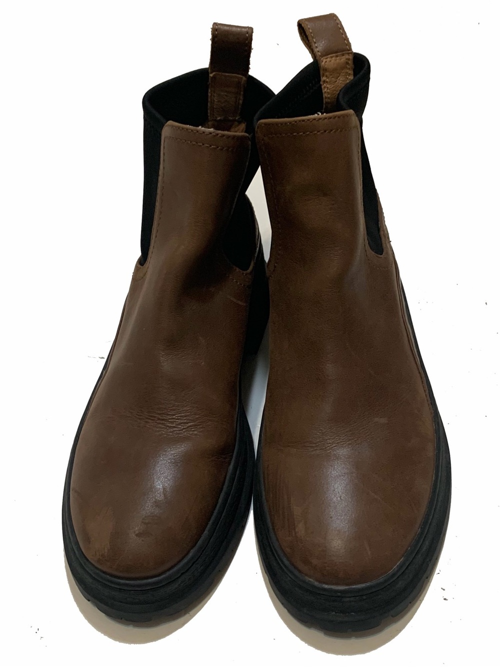 Madewell Women’s Brown Chelsea Boots - Leather Slip-On